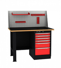 На сайте Трейдимпорт можно недорого купить Верстак промышленный однотумбовый ATLAS CT1200M4-L-B411-P. 